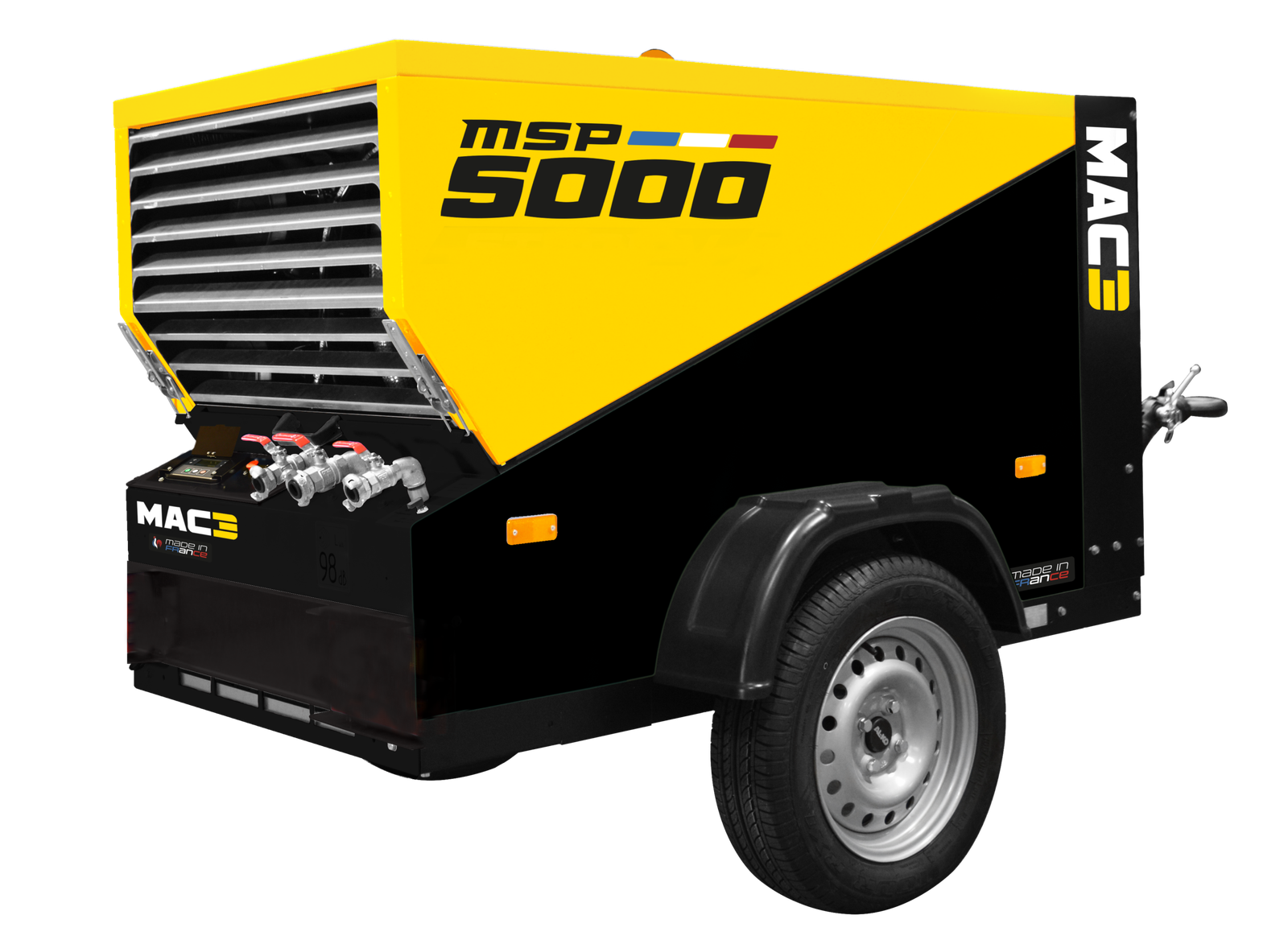 MAC3 MSP5000 catalogue example for a 185 CFM air compressor comparison