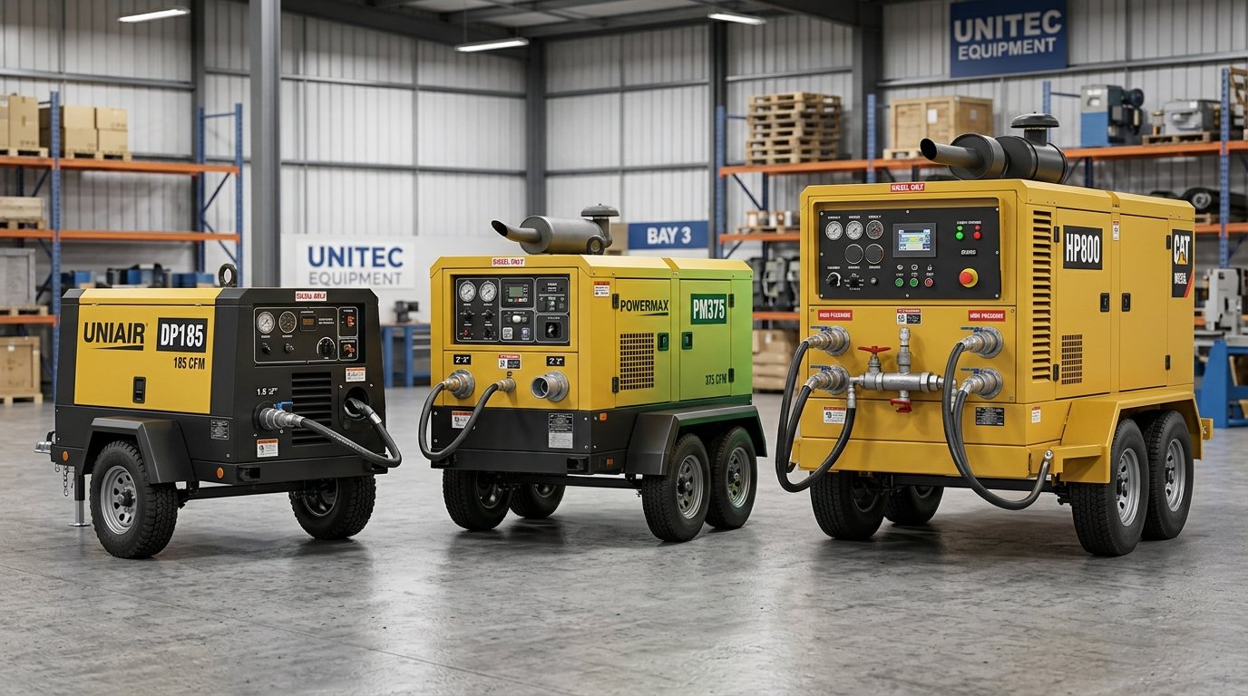 Portable Diesel Air Compressor Malaysia - MAC3 185 to 800 CFM